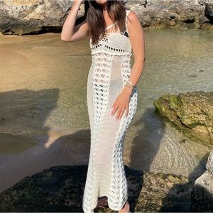 zara crochet dress/cover up